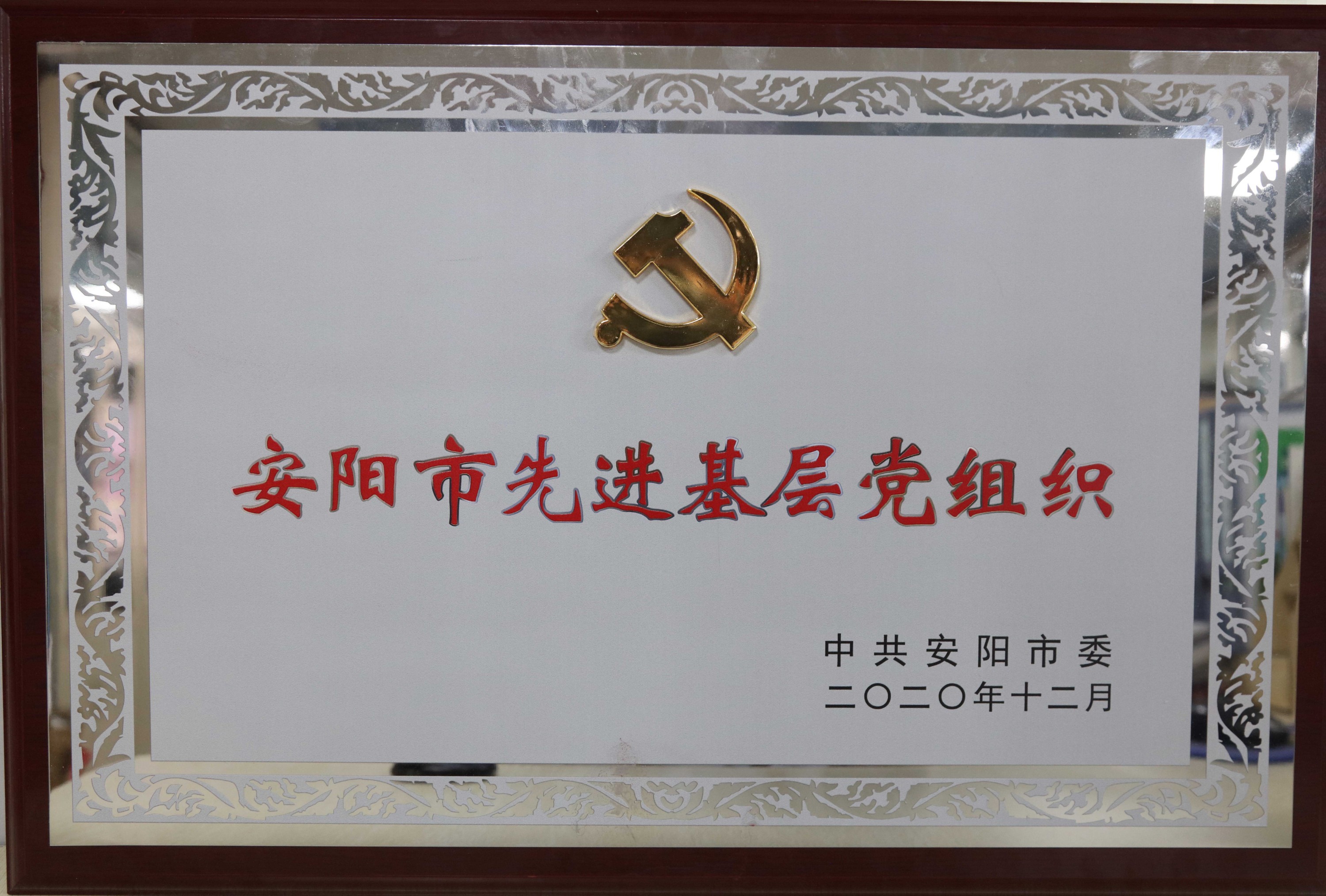 安陽市先進(jìn)基層黨組織