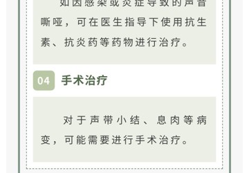 解讀“聲音嘶啞”